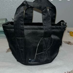 VICTORIA'S SECRET PINK MINI BUCKET BAG CROSSBODY PURSE  BLACK AUTHENTIC